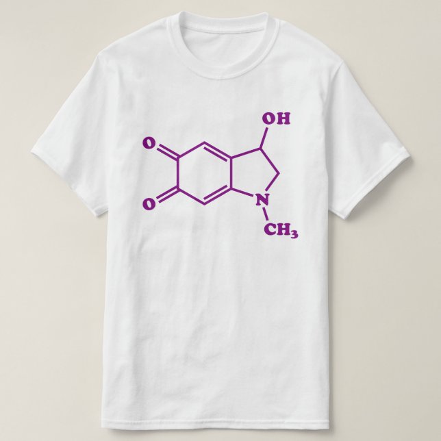 Adrenochrome Molekulare Chemische Formel T-Shirt (Design vorne)