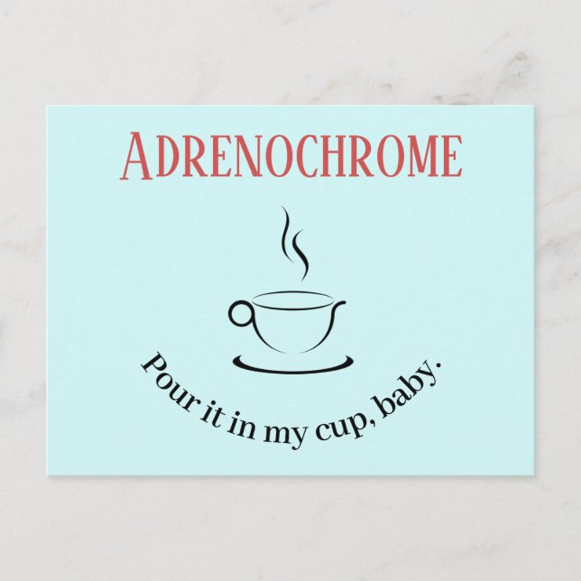 Adrenochrome Postcard Postkarte (Vorderseite)