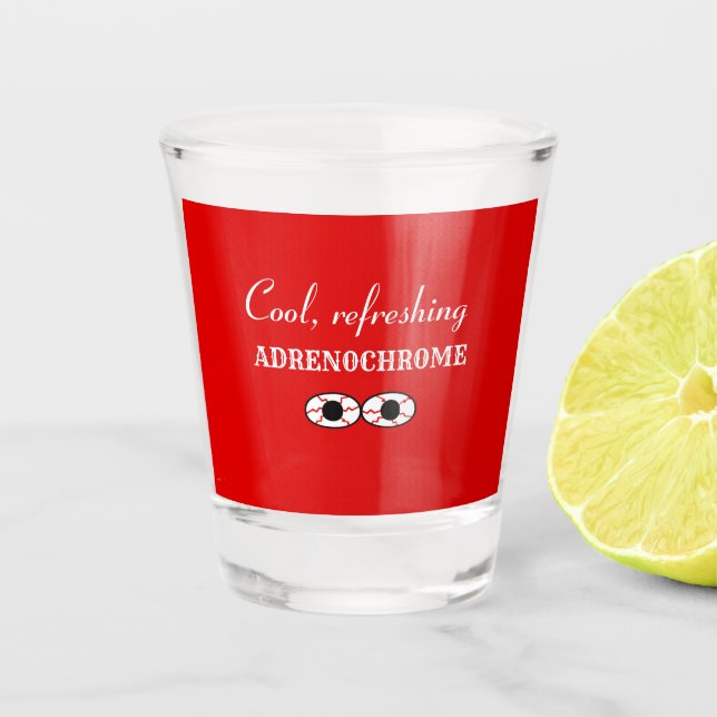 Adrenochrome  schnapsglas (Vorderseite)