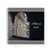 Adresse Abstraite Carnet spiral foncé