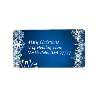 Adresse de Noël Avery Étiquette