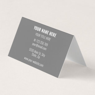 Adresse de nom personnalisé Carte de visite person