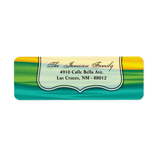 Adresse de retour de .75"x2.25" Étiquette lgbtq ra (Devant)