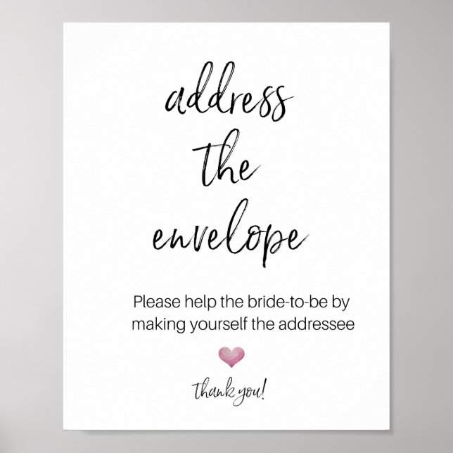 ADRESSE DER UMGEBUNG FÜR SHOWER-Plakat Poster (Vorne)