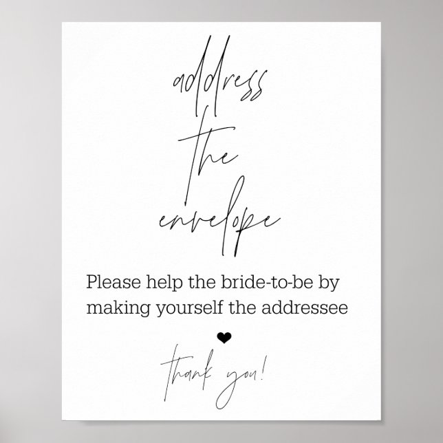 ADRESSE DER UMGEBUNG FÜR SHOWER-Plakat Poster (Vorne)