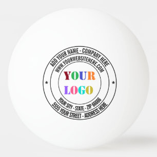 Adresse der Website Pong Ball Tischtennisball