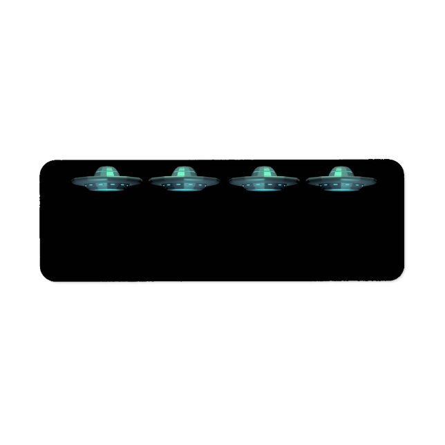 ADRESSE-ETIKETTEN DER U.F.O. (Vorne)