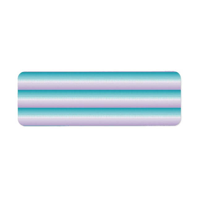 Adresse expéditeur | Sticker pratique élégant (Devant)