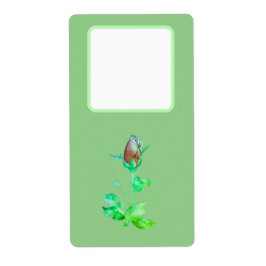 Adresse expédition étiquette style de fleur design