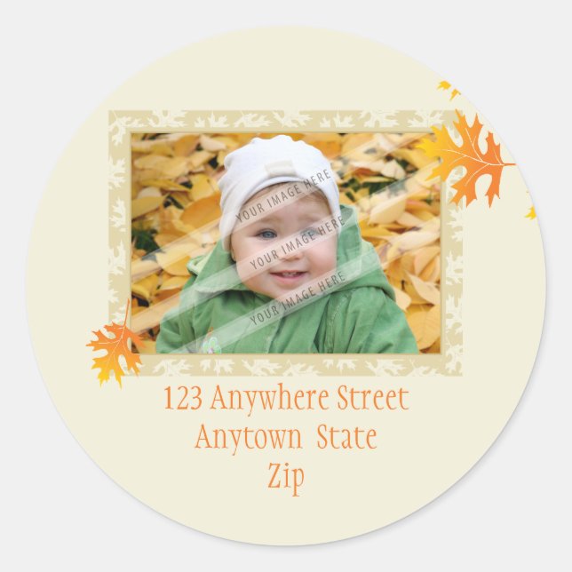 ADRESSE PHOTO STICKER :: mache feuilles 3A (Devant)