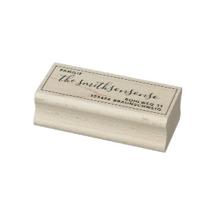 Adresse Privat Braunschweig Persönlicher Name Fami Gummistempel