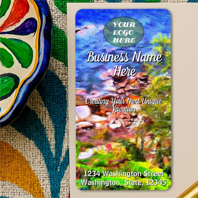 Adresse Yelapa Landschaftlich Path 0819 Adressaufkleber (Von Creator hochgeladen)