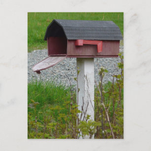 Adressenänderung für das Land Mailbox Ankündigungspostkarte
