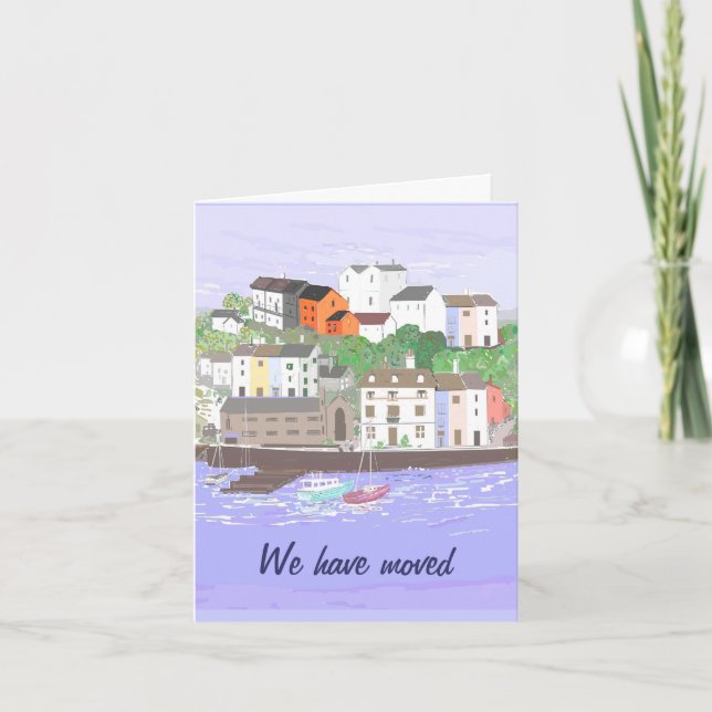 Adressenänderung Karte (Vorderseite)