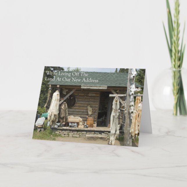 Adressenänderung: Landleben Ankündigung (Vorderseite)