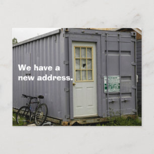 Adressenänderung Postkarte: Wahres Ankündigungspostkarte