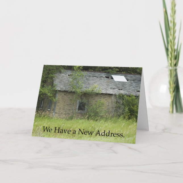 Adressenänderung: Roof Needs Work Ankündigung (Vorderseite)