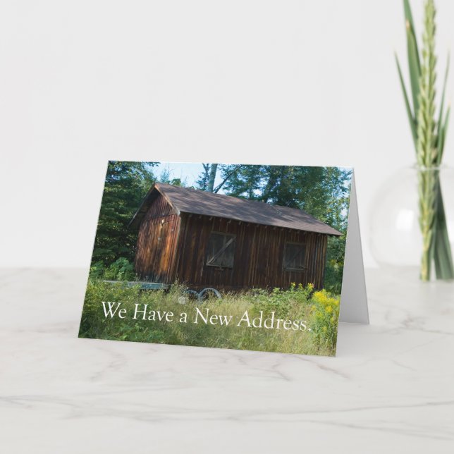 Adressenänderung: Zuhause im Wald Ankündigung (Vorderseite)