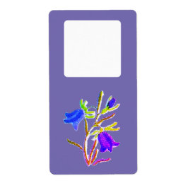 Adressenaufkleber Blume Design