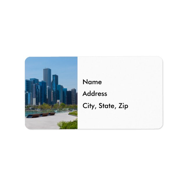 Adressenaufkleber für den Navy Pier anzeigen Adressaufkleber (Vorne)