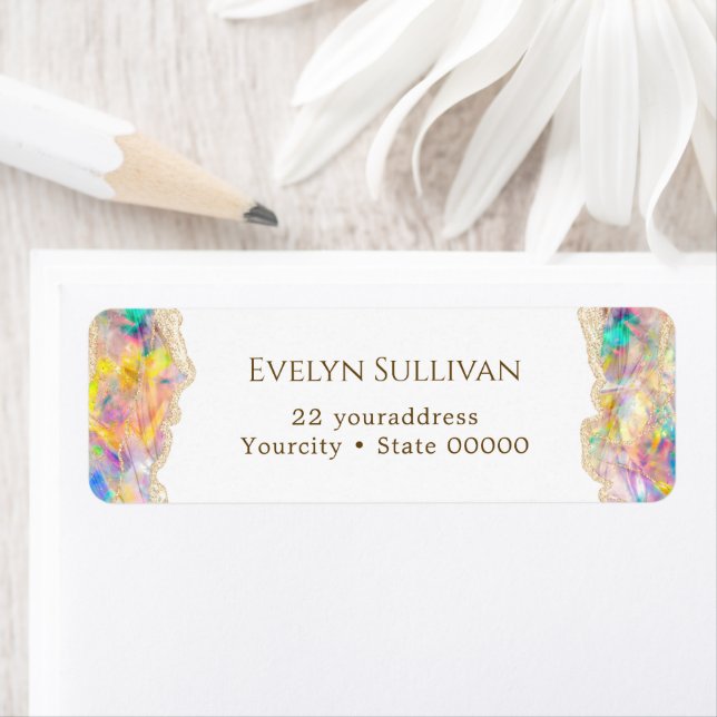 Adressenaufkleber für Opal-Design (Insitu)