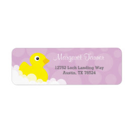 Adressenbeschriftungen - Gummiklebedesign - Lilac