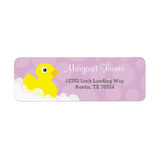 Adressenbeschriftungen - Gummiklebedesign - Lilac