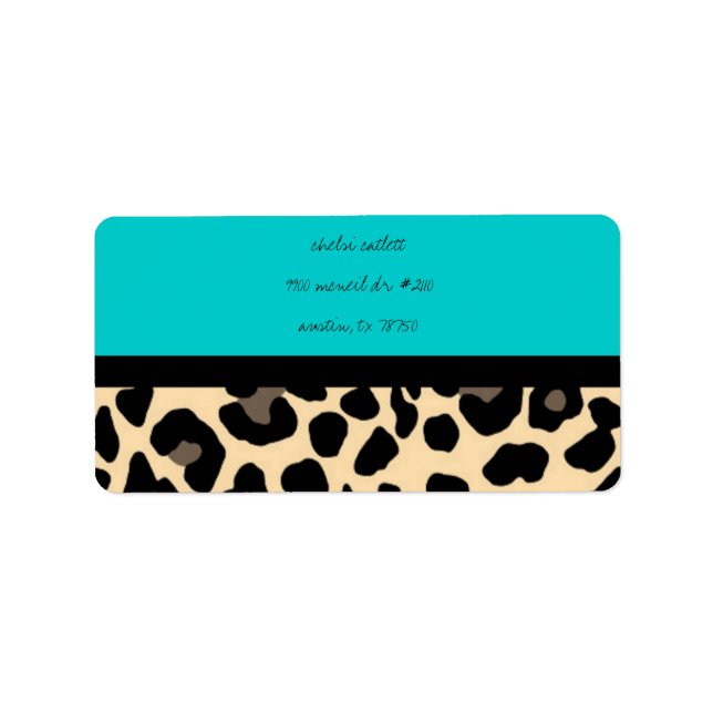 Adressenkennzeichnungen Adressaufkleber (Vorne)