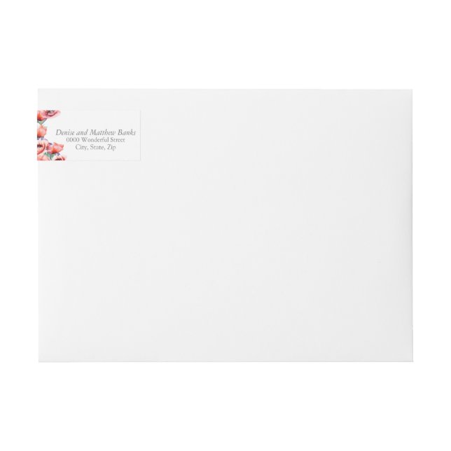 Adressetikett (Vorderseite)