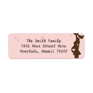 Adressetikett erwarten