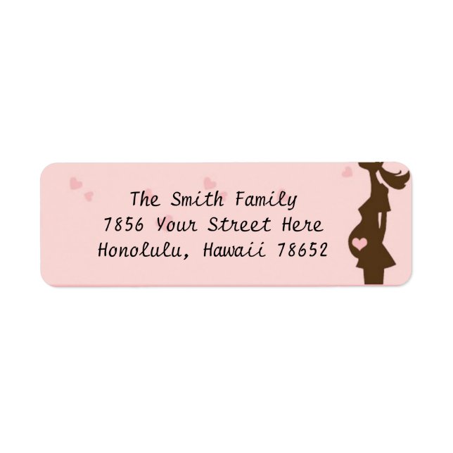 Adressetikett erwarten (Vorne)