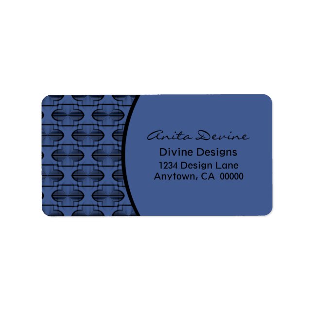 Adressetikett für antike Bögen (Vorne)