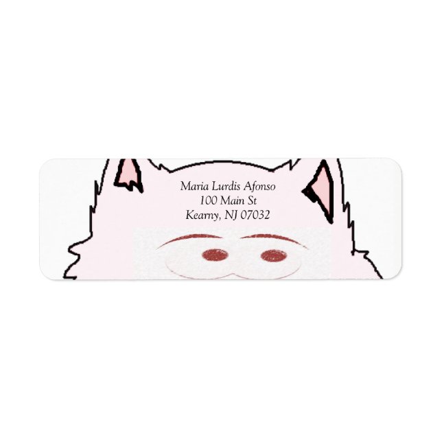 Adressetiketten (Vorne)