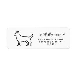 Adressetiketten für Australian Cattle Dogs