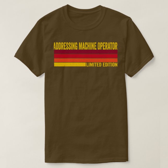 Adressierer T-Shirt (Design vorne)