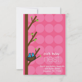 Adresskarte Ankündigung