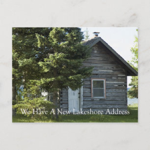 Adresswechsel - Lakeshore Ankündigungspostkarte