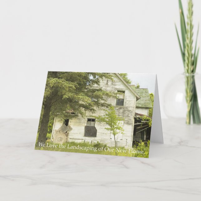 Adresswechsel: Landscaping Ankündigung (Vorderseite)