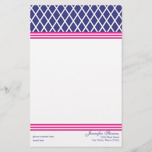 Adrettes Gitter Briefpapier