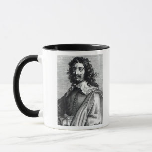 Adriaen Brouwer, graviert von Edme de Boulonois Tasse
