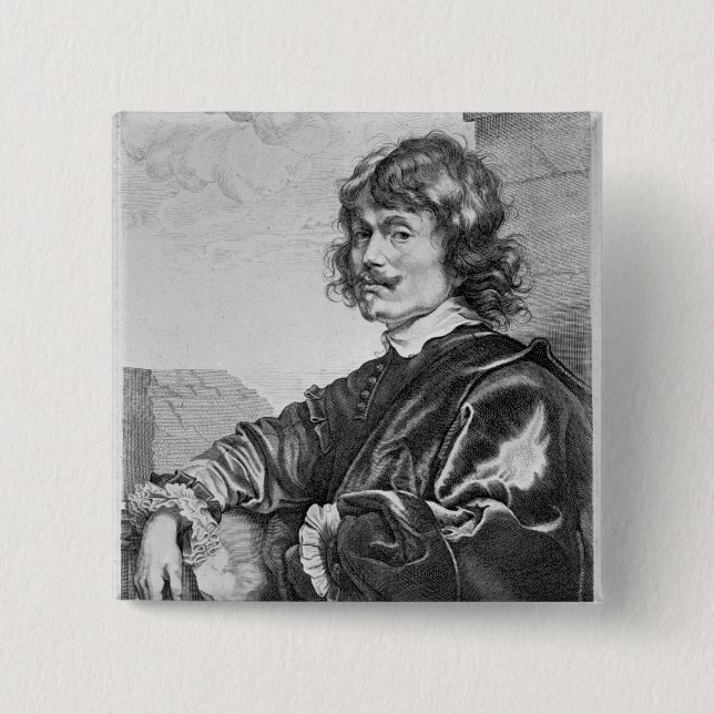 Adriaen Hanneman Button (Vorderseite)