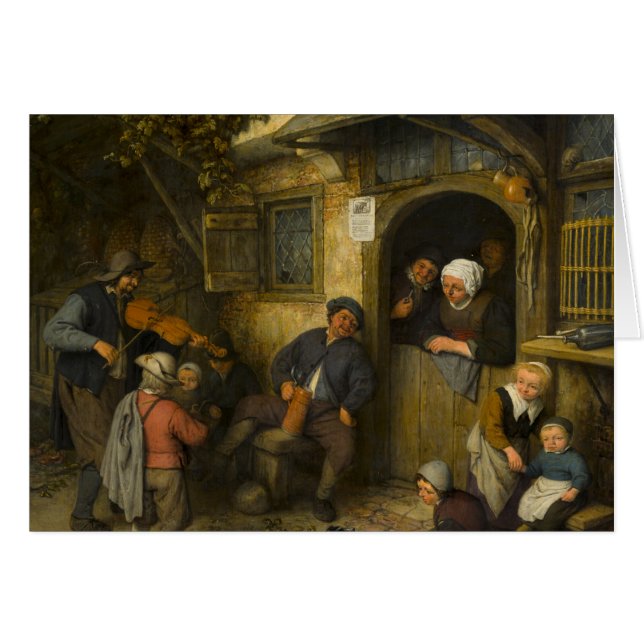 Adriaen van Ostade - Der Fiddler (Vorderseite (Horizontal))