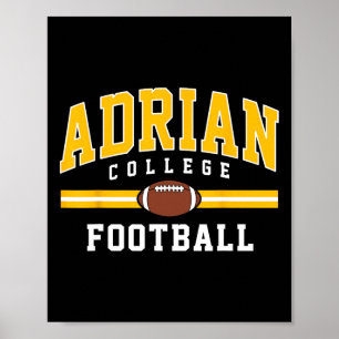 Adrian Uni Football Arch Vintages Design für mich Poster