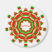 ADRIANA ~ Personalisiertes Weihnachtsrad Fraktal ~