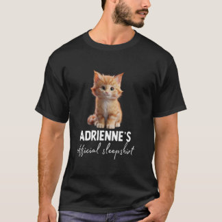 ADRIENNE'S Offizielles Katzenschlafshirt Pyjama T-Shirt
