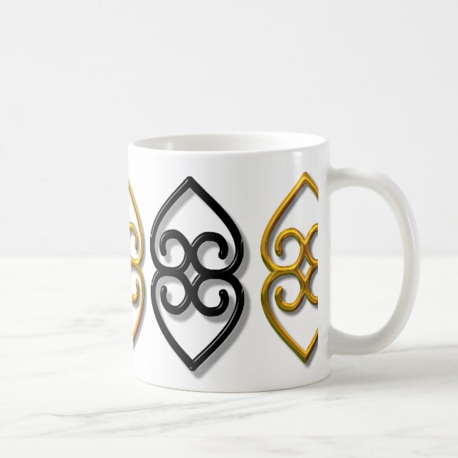 Adrinka - Erde Kaffeetasse (Rechts)