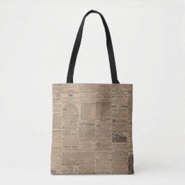 Ads of the Past, NY 1856 Tote Tasche