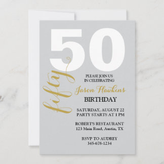 Adult Any Age Birthday Einladung