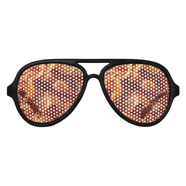 Adult Aviator Stil Bacon Party Shades. Sonnenbrille (Vorderseite)