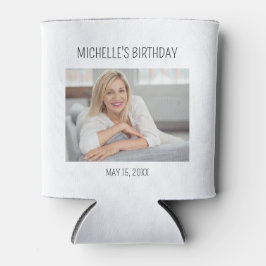 Adult Birthday Name Foto Gastgeschenk Dosenkühler